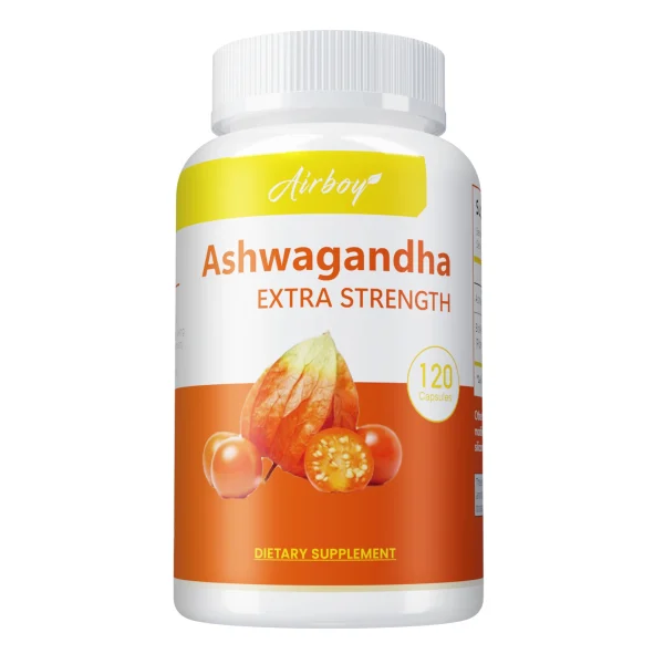 Ashwagandha Supplement - Improving Sleep, Boost Focus & Brain Health, Stress & Mood Relief - 120 Capsules - Image 7